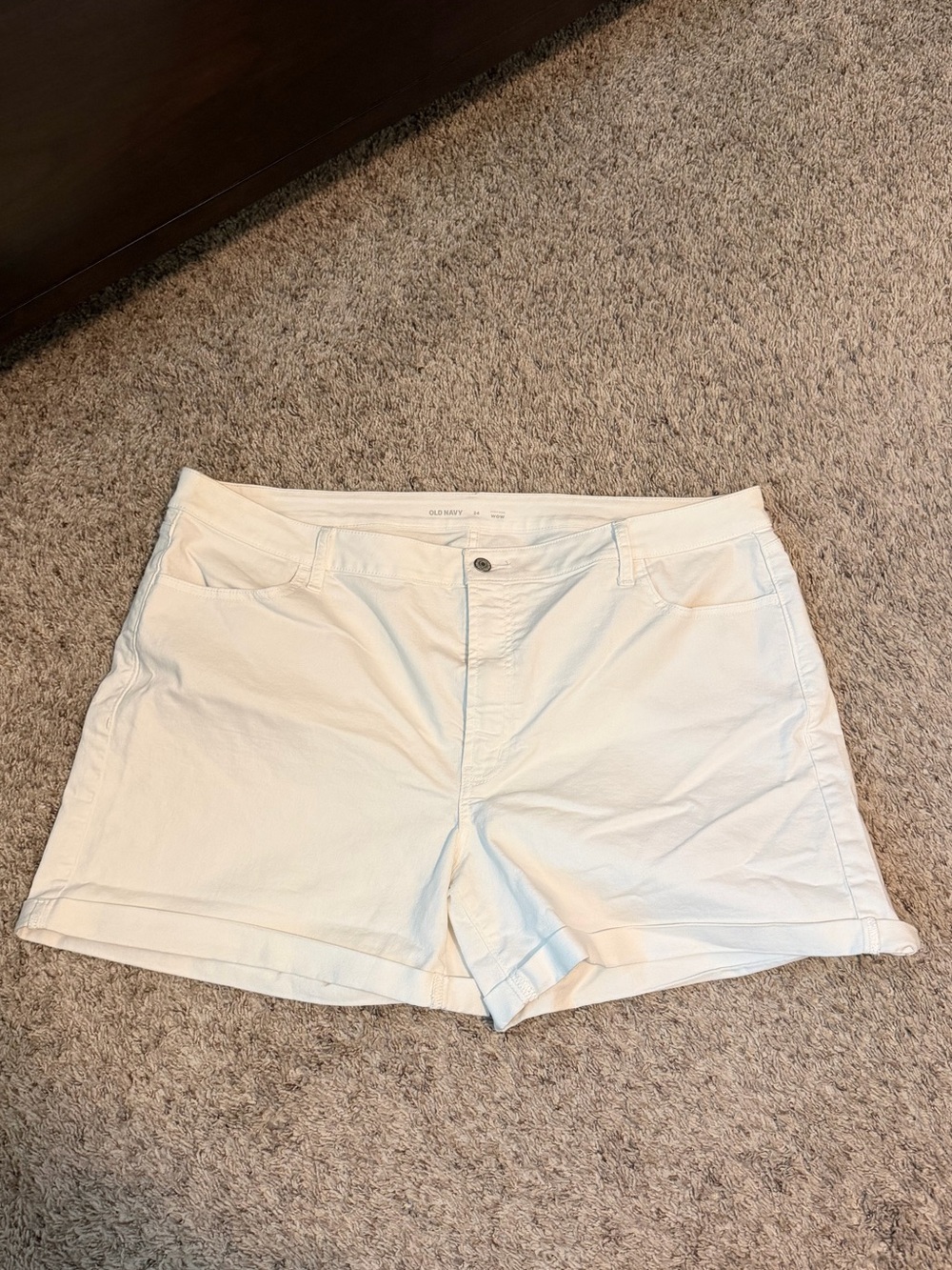 Old Navy Cream Women's Jean Shorts